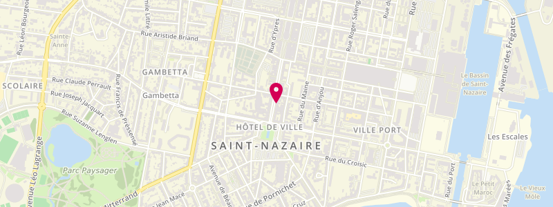 Plan de La Gitane, 10 avenue de la République, 44600 Saint-Nazaire
