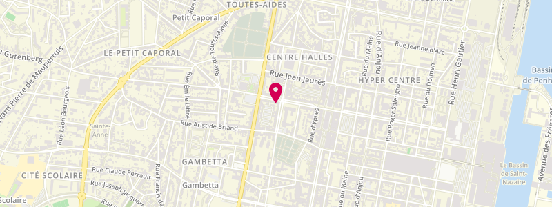 Plan de Le Chiquito, 81 avenue Albert de Mun, 44600 Saint-Nazaire