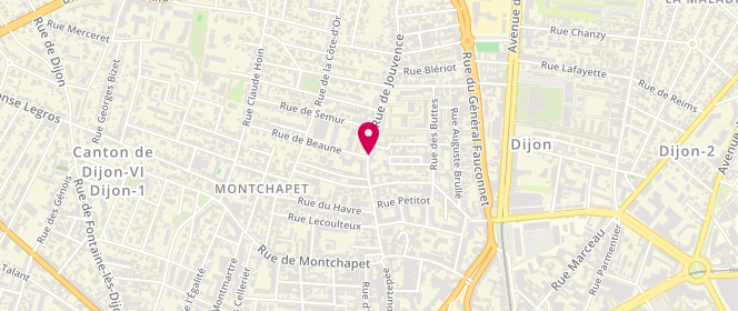 Plan de Le Lonchamp, 38 Rue de Jouvence, 21000 Dijon