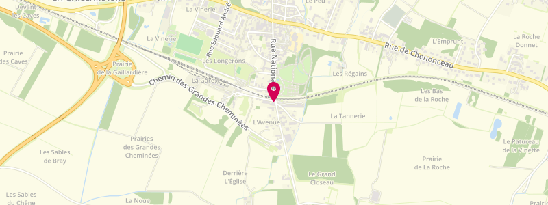 Plan de MERAULT Sandrine, 1 Avenue Cel Jacques Soufflet, 37150 La Croix-en-Touraine