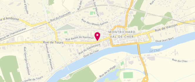 Plan de La Civette, 15 Rue de Tours, 41400 Montrichard-Val-de-Cher