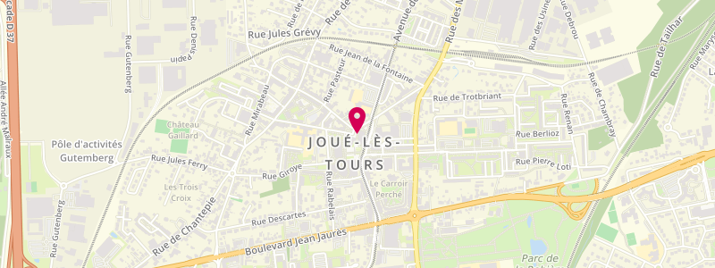 Plan de Maison de Presse Jocondienne, 6-8 place du Général Leclerc, 37300 Joué-lès-Tours