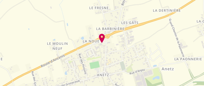 Plan de Bar la Fin du Monde, 1 Rue de l'Europe, 44150 Vair-sur-Loire