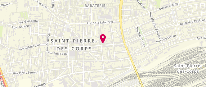Plan de Le Narval, 74 avenue de la République, 37700 Saint-Pierre-des-Corps