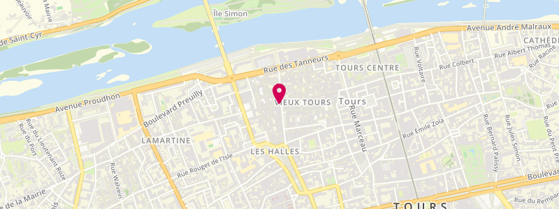 Plan de Le Napoleon, 25 Rue du Grand Marche, 37000 Tours