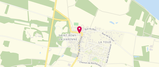 Plan de Le bistrot de Yann & Lau - Saint Rémy la Varenne, en Face de l'Église
9 Rue Saint-Aubin, 49250 Brissac Loire Aubance