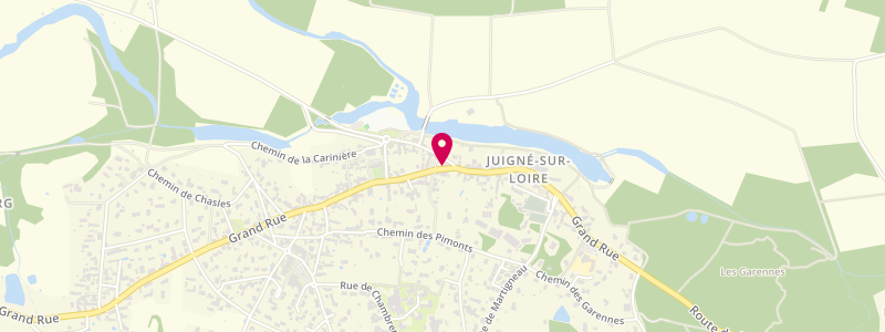 Plan de CHUDEAU Béatrice, 39 Grand Rue, 49610 Juigné-sur-Loire