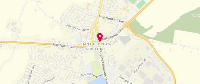 Plan de Le Chiquito, 25 Rue Nationale, 49170 Saint-Georges-sur-Loire