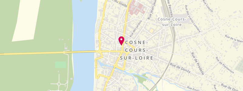 Plan de Le Café de la Ville, 9 Rue du Maréchal Leclerc, 58200 Cosne-Cours-sur-Loire