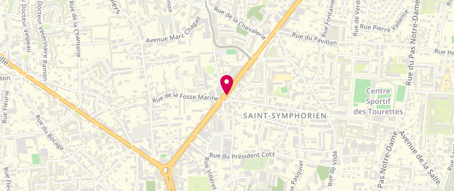 Plan de Le Paris, 53 avenue André Maginot, 37100 Tours