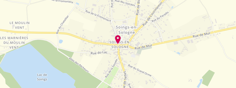 Plan de Le Solognot, 1 Rue Croix de Pierre, 41230 Soings-en-Sologne