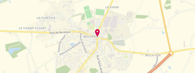Plan de Le Bouvronnais, 2 Rue Jean Lemée, 44130 Bouvron