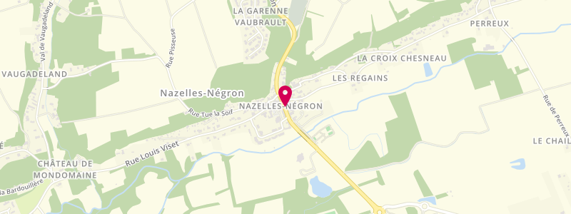 Plan de L'Emeraude, 10 Rue Camille Breton, 37530 Nazelles-Négron