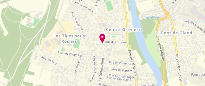 Plan de La Cartouche, 43 Rue Etienne Oehmichen, 25700 Valentigney