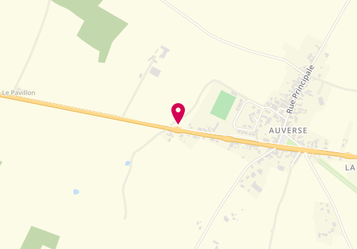 Plan de Le Relais d'Auverse, 14 Route de Baugé, 49490 Noyant-Villages