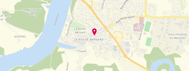 Plan de Le Saint Bernard, 1 Rue Jean de la Fontaine, 56130 La Roche-Bernard
