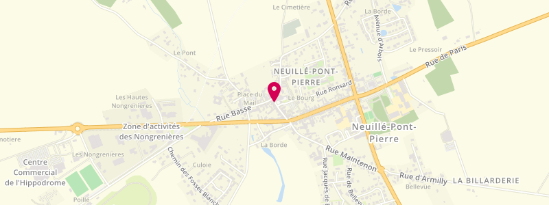 Plan de L'Australe, 5 Rue du Commerce, 37360 Neuillé-Pont-Pierre