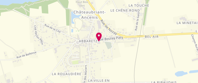 Plan de Café des Sports, 14 Rue Boulay Paty, 44170 Abbaretz