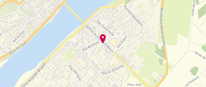 Plan de Le Marigny, 41 avenue du Président Wilson, 41000 Blois