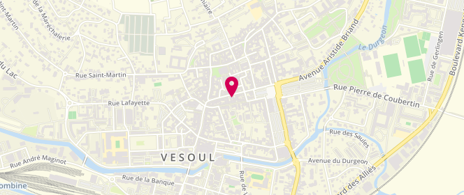Plan de 3D Games, 22 Rue Georges Genoux, 70000 Vesoul