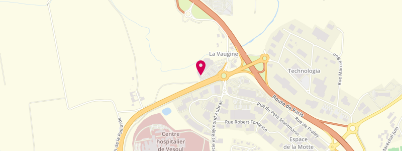 Plan de Le Vauginois, 1 Rue de la Vaugine, 70000 Vesoul