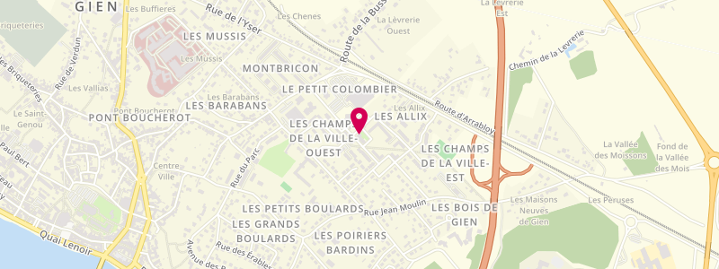 Plan de La Chance, 20 Rue des Champs de la Ville, 45500 Gien