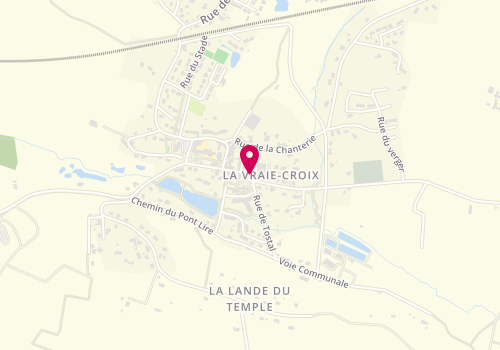 Plan de Breizh Pub café, 7 place de l'Église, 56250 La Vraie-Croix