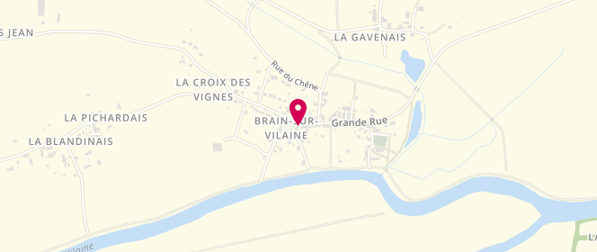 Plan de Le Bistrot, 27 Grande Rue Grande Rue, 35660 La Chapelle-de-Brain