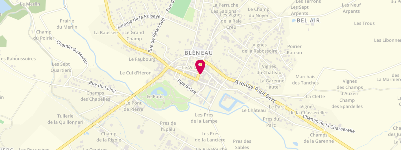 Plan de Le temps de vivre, 2 Place Chataigner 89220 Bleneau
1 Rue d'Orleans, 89220 Bléneau