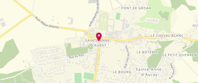 Plan de Le Stann, 6 Rue du General de Gaulle, 56400 Sainte-Anne-d'Auray