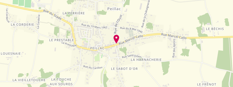 Plan de Le Calumet, 1 Rue Marcel Callo, 56220 Peillac