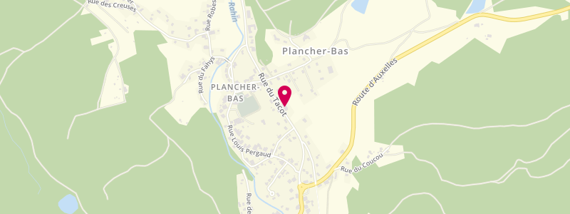 Plan de Plancher Bar, 12Rue du Tacot, 70290 Plancher-Bas