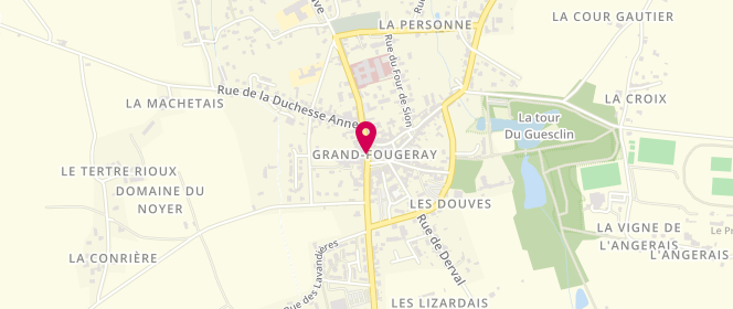 Plan de Cc SNC, 19 Place Eglise, 35390 Grand-Fougeray