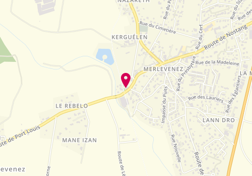 Plan de Le Safran, 30 Route de Port-Louis, 56700 Merlevenez