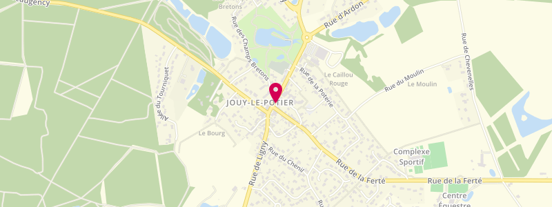 Plan de L'Ecureuil, 56 place de la Mairie, 45370 Jouy-le-Potier