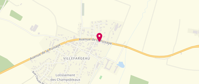 Plan de Relais de la Vallée, 8 avenue de la Puisaye, 89240 Villefargeau