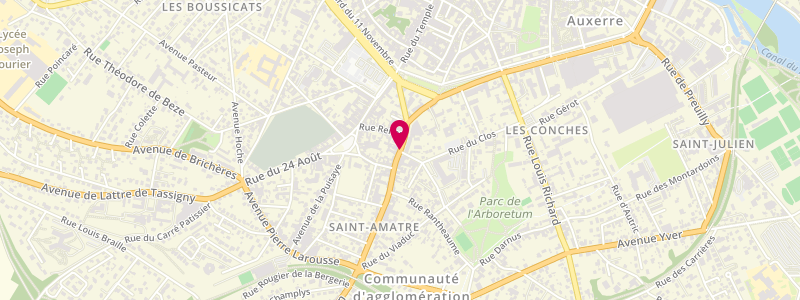 Plan de Le Balto, 48 Rue Bourneil, 89000 Auxerre
