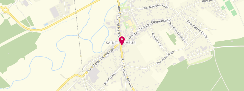 Plan de La Civette, 1 place de la République, 70300 Saint-Sauveur