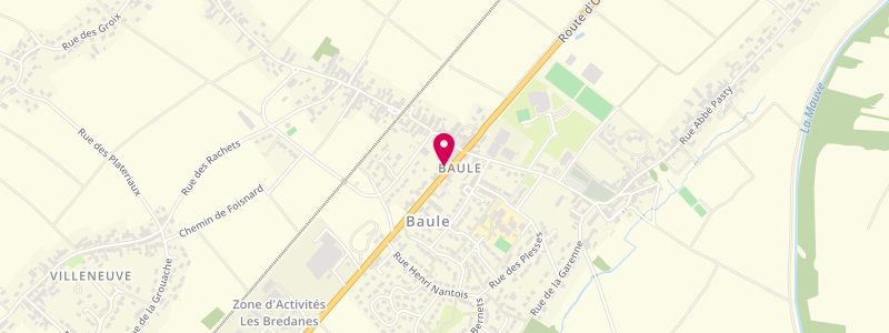Plan de Le Baulois, 22 Rue André Raimbault, 45130 Baule