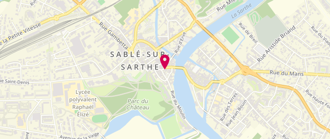Plan de Le Globe, 20 Grande Rue, 72300 Sablé-sur-Sarthe