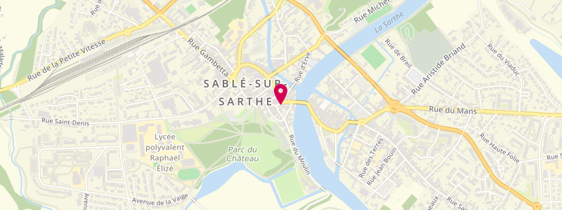 Plan de Le Globe, 20 Grande Rue, 72300 Sablé-sur-Sarthe