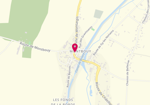 Plan de Le Preston, 4 Route de Montargis, 45230 Montbouy
