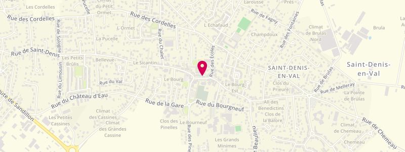 Plan de L'Agora, 30 Rue de Saint-Denis, 45560 Saint-Denis-en-Val