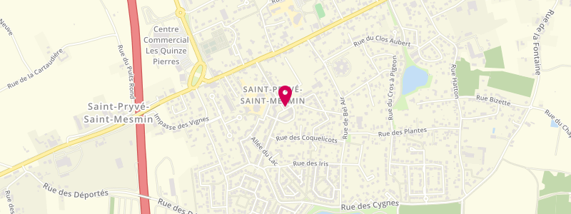 Plan de Le Clovis, 6 place Clovis, 45750 Saint-Pryvé-Saint-Mesmin