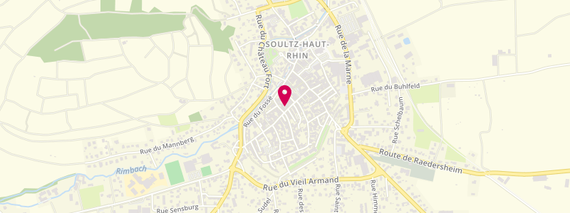 Plan de La tabatière, 26 Rue Maréchal de Lattre de Tassigny, 68360 Soultz-Haut-Rhin