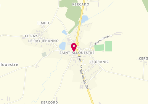 Plan de Le Saint Arnould, 7 place Joseph Marot, 56500 Saint-Allouestre