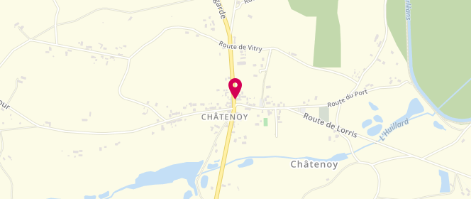 Plan de Le Relais de Chatenoy, 1 Route de Lorris, 45260 Châtenoy