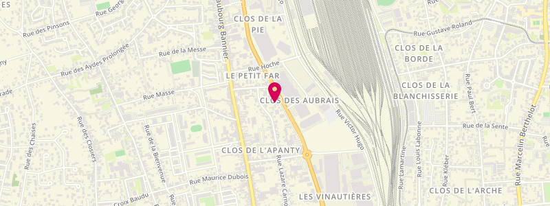 Plan de O'resto, 35 Rue André Dessaux, 45400 Fleury-les-Aubrais