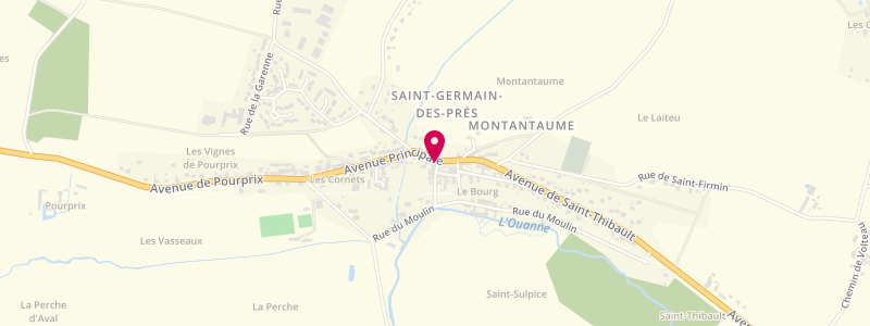Plan de Le Saint Germain, 2 Rue du Débarquement 6 Juin1944, 45220 Saint-Germain-des-Prés