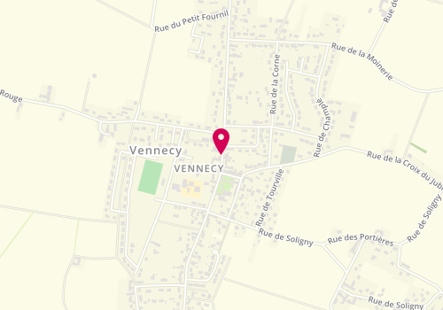 Plan de Vennecy Kf, 7 Rue Neuville, 45760 Vennecy